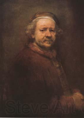 REMBRANDT Harmenszoon van Rijn Self-portrait aged 63 (mk08)